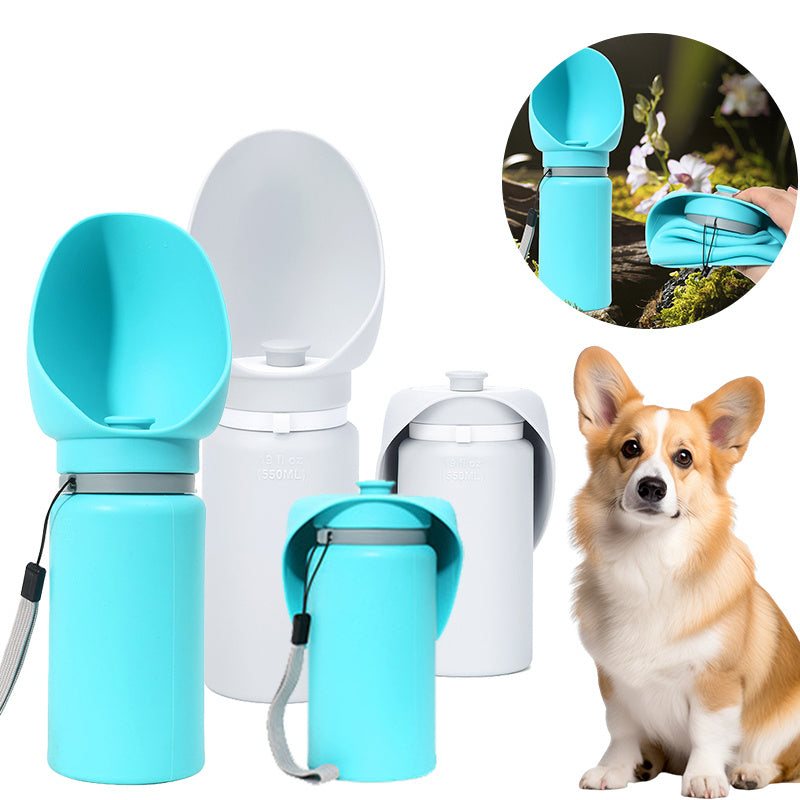 Folding Pet Outdoor Portable Travel Water Bottle/Bowl