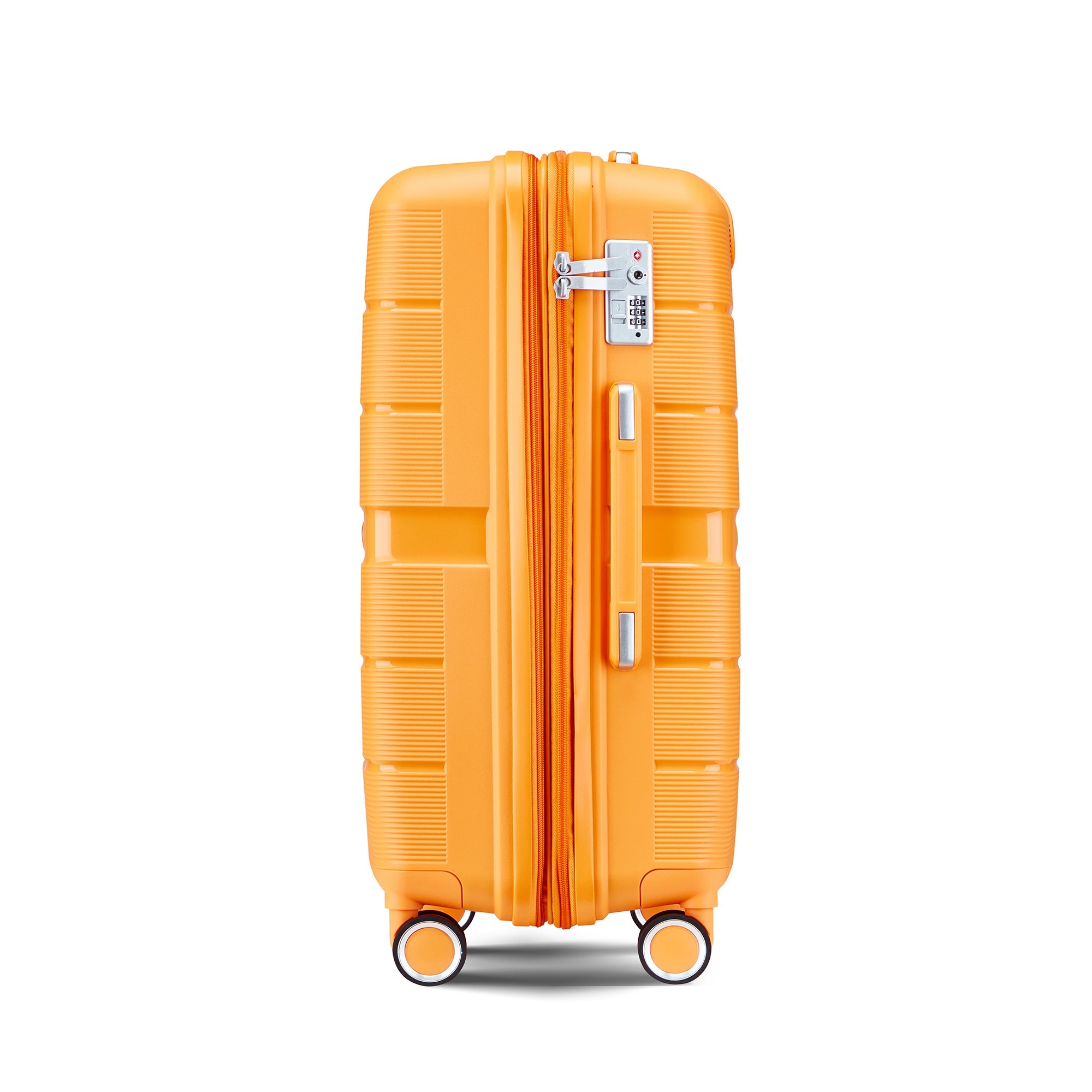 4 Piece Marigold Colored Luggage set / Lightweight & Expandable
