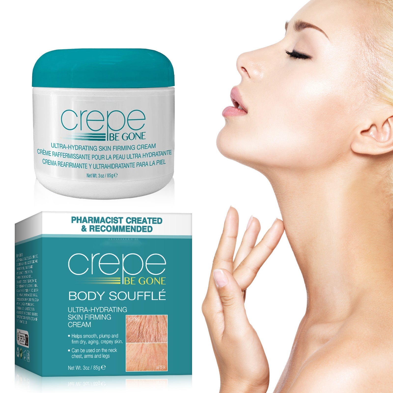 Intense Nourishing & Hydrating Soufle for Crepey Skin - Crepe Be Gone