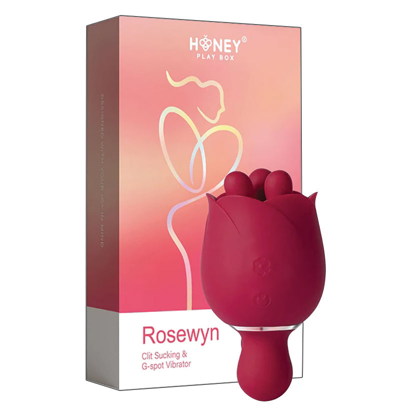 Honey Play Box Rosewyn - Rotating Rose Toy Vibrator & Pinpoint
