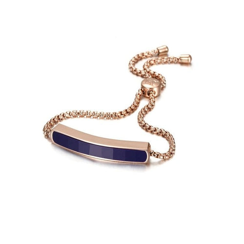 Gold Linear Chain Bracelet