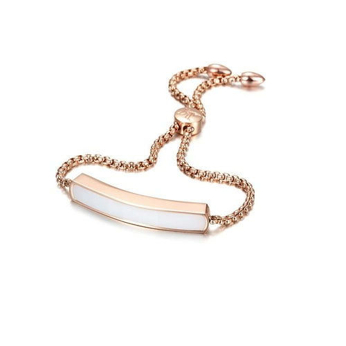 Gold Linear Chain Bracelet
