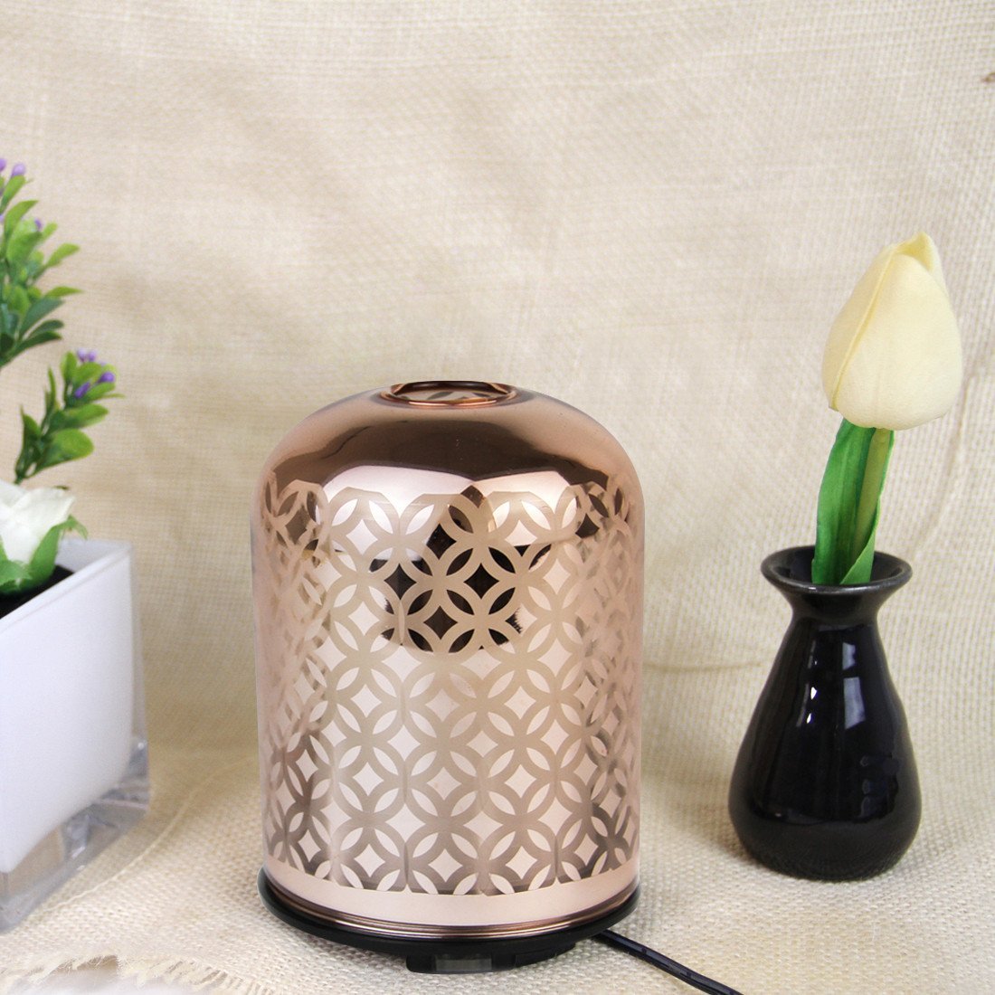 Luxury Essential Oil Diffuser in Rose Gold