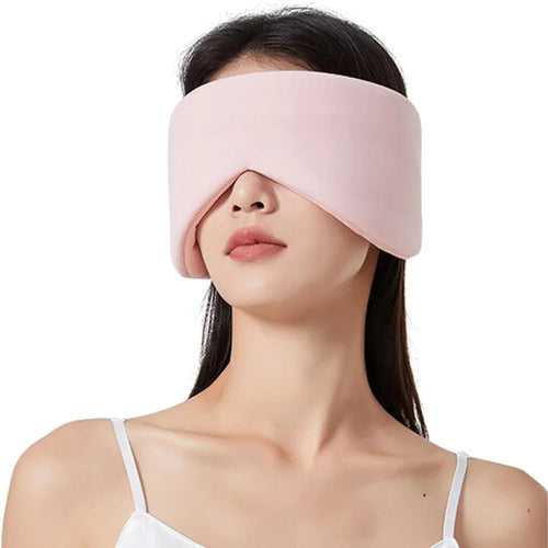 Adjustable Silk Sleep Mask for Total Blackout and Noise Reduction / One Size