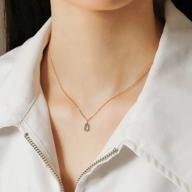 Natural Aquamarine Necklace