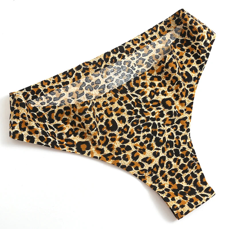 TrowBridge 3PCS/Set Women's Panties Fashion Leopard Bikini Sexy Thongs