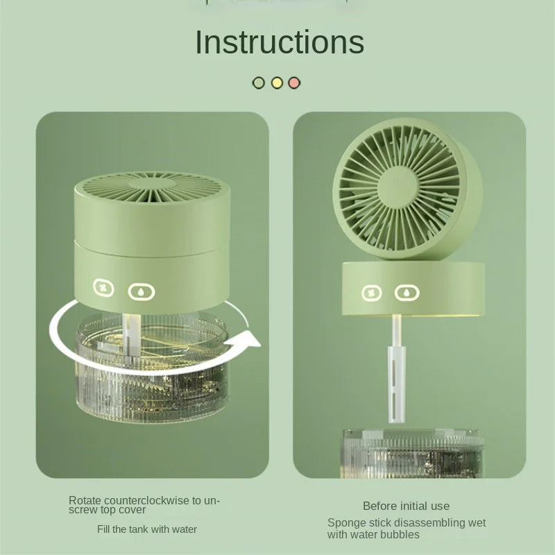 Must Have Mini Humidifying Fan / USB Operation