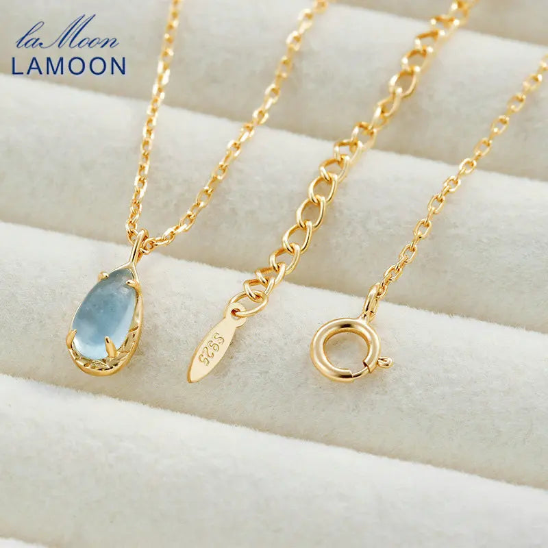 Natural Aquamarine Necklace