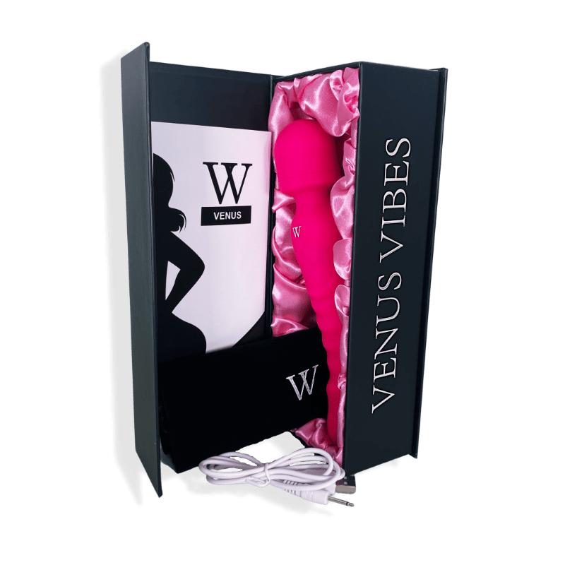 Venus - Soft Dual-Head Massager/Vibrator, Warming Function