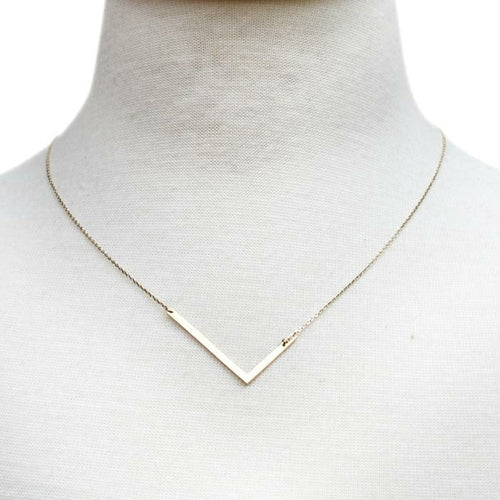 Monogrammed Gold Initial Necklace